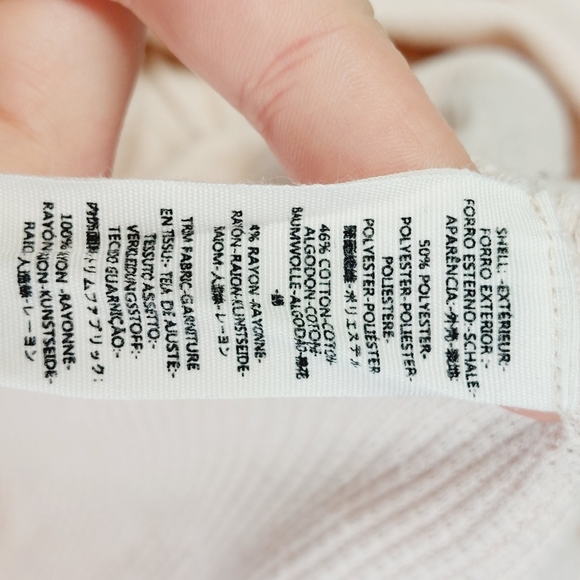 Free People We the Free Blossom Thermal  Light Pink Boho Oversized Top P1678 - Picture 8 of 10